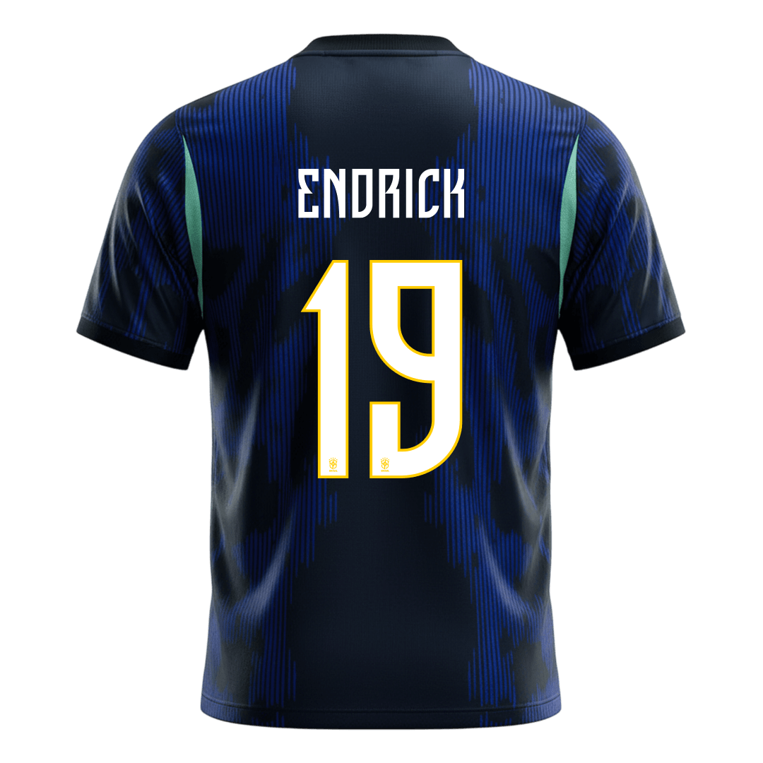 Maglia Replica Brasile Trasferta ENDRICK #19 Uomo Mondiali 2026