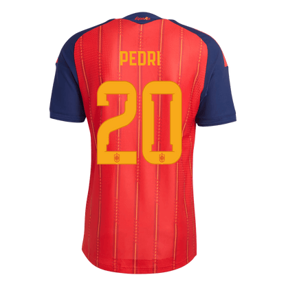 Maglia Gara Spagna Casa PEDRI #20 Uomo Mondiali 2026