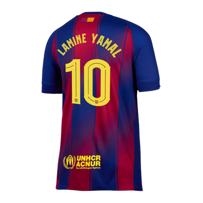 Maglia Replica Barcelona Casa LAMINE YAMAL #10 Uomo 2025/26