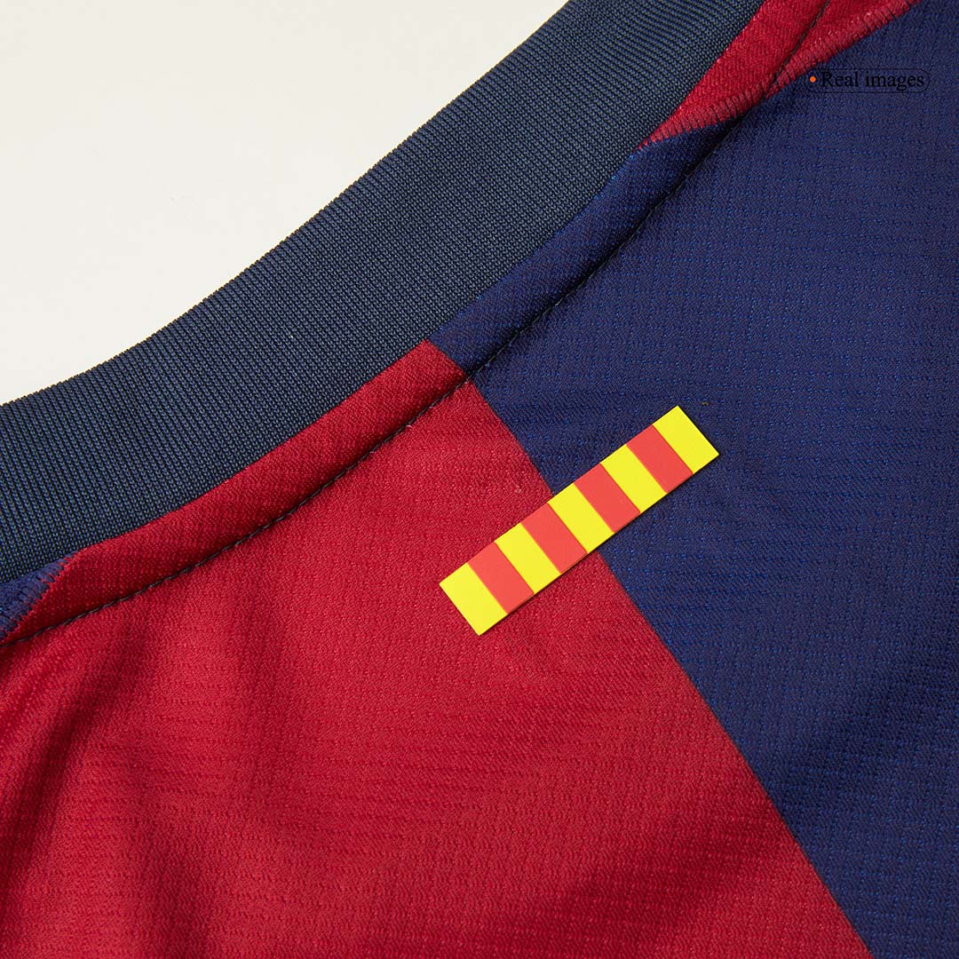 Maglia Replica Barcelona Casa Uomo Spotify Logo Without Text 2024/25 - 125¡ã Anniversario