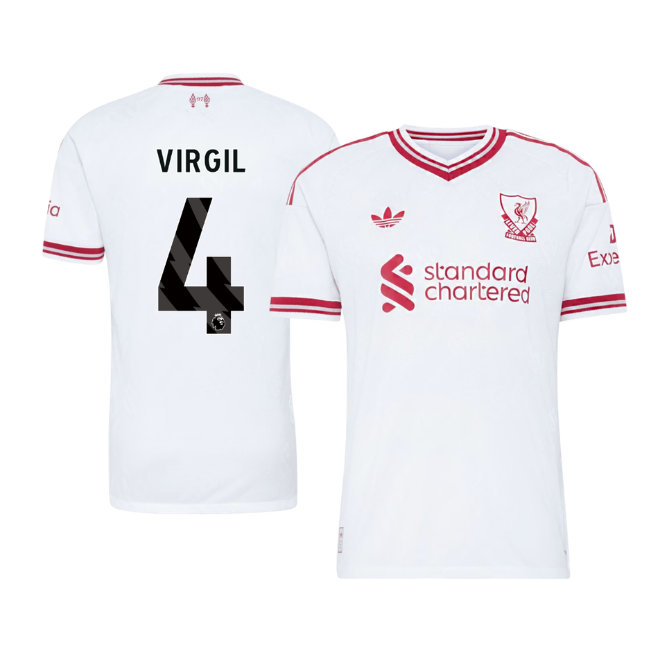 Maglia Gara Liverpool Trasferta VIRGIL #4 Uomo 2026/27