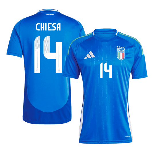 Maglia Replica Italy Casa CHIESA #14 Uomo 2024