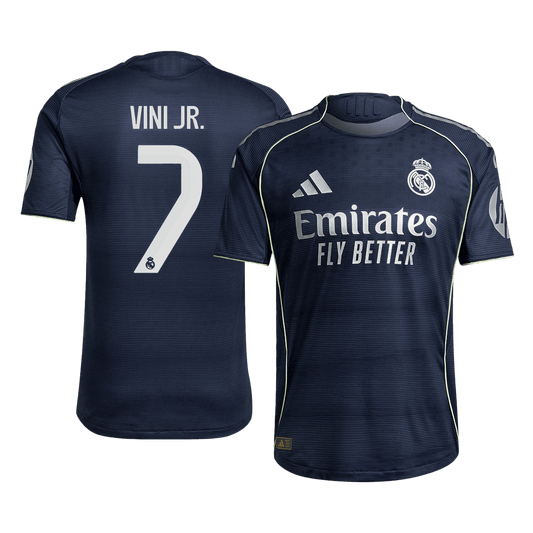 Maglia Gara Real Madrid Trasferta VINI JR. #7 Uomo 2025/26