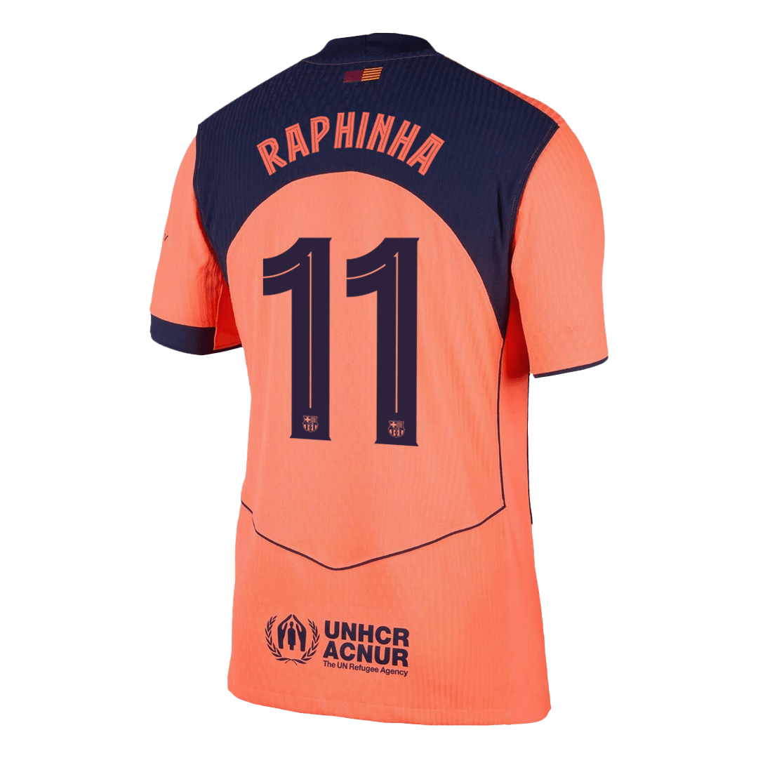 Maglia Gara Barcelona Terza RAPHINHA #11 Uomo 2025/26