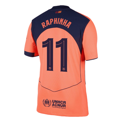 Maglia Gara Barcelona Terza RAPHINHA #11 Uomo 2025/26