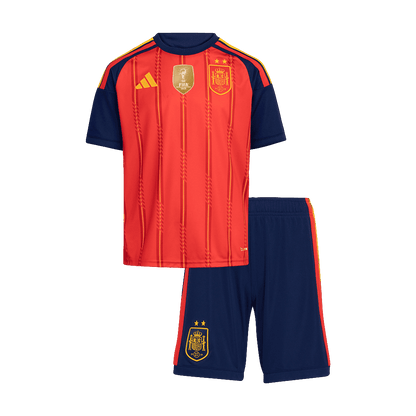 Base Kit Bambino Spagna Casa Mondiali 2026 - 2 Pezzi Champion Edition