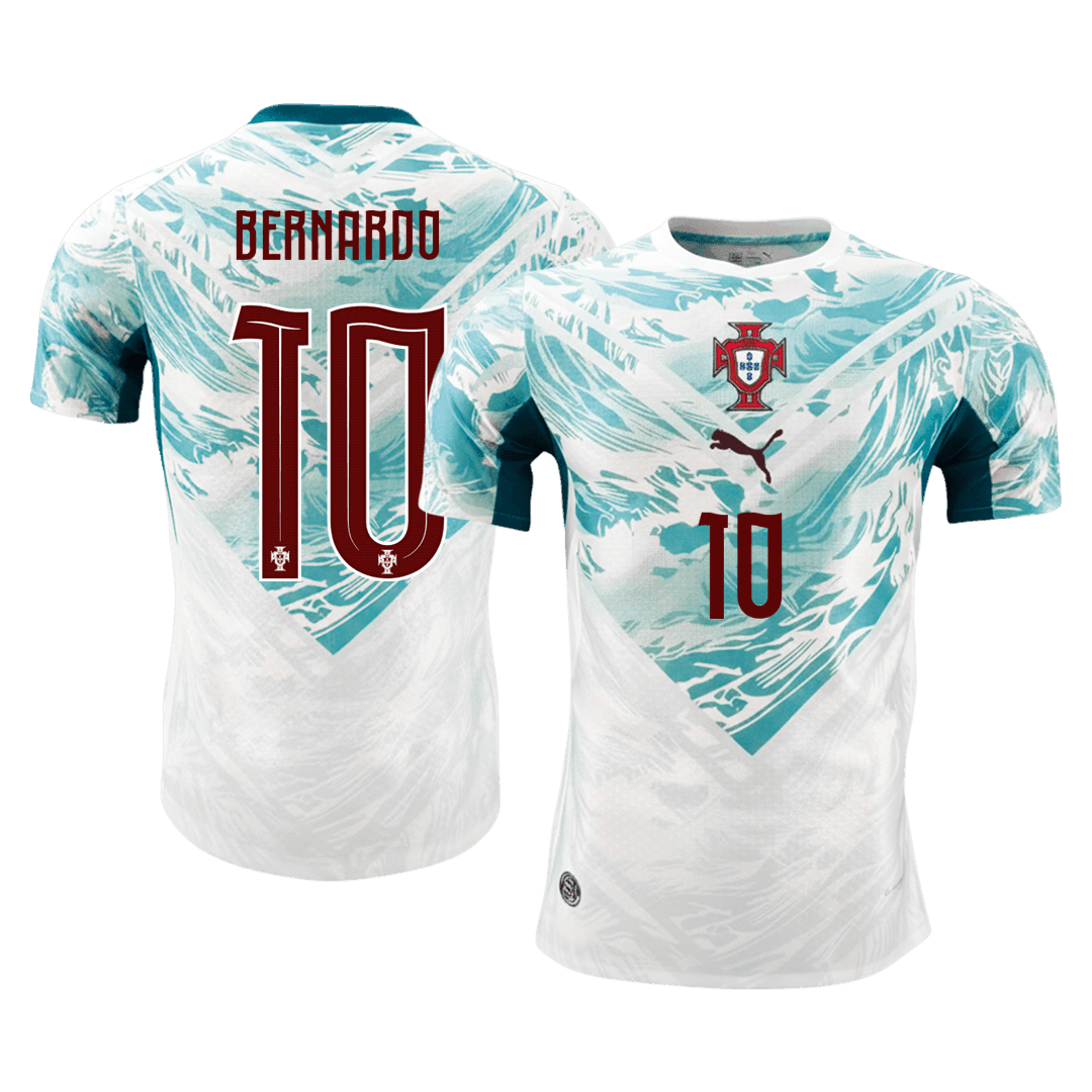 Maglia Gara Portogallo Trasferta BERNARDO #10 Uomo Mondiali 2026
