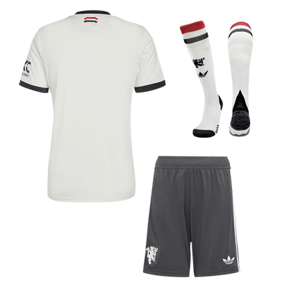 Kit Completo Manchester United Terza Uomo 2024/25 - 3 Pezzi