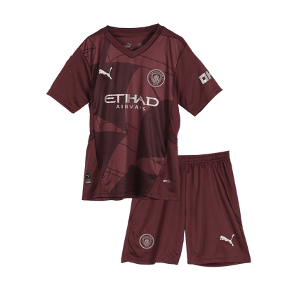 Completo Bambino Manchester City Terza 2024/25 - 3 Pezzi