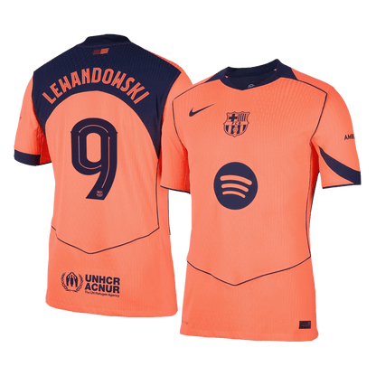 Maglia Gara Barcelona Terza LEWANDOWSKI #9 Uomo 2025/26