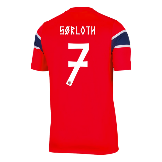 Maglia Replica Norvegia Casa SØRLOTH #7 Uomo Mondiali 2026