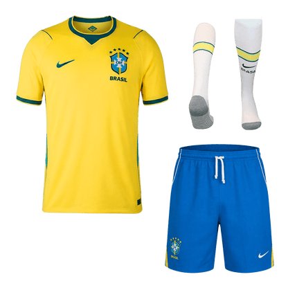 Kit Completo Brasile Casa Uomo Mondiali 2026 - 3 Pezzi