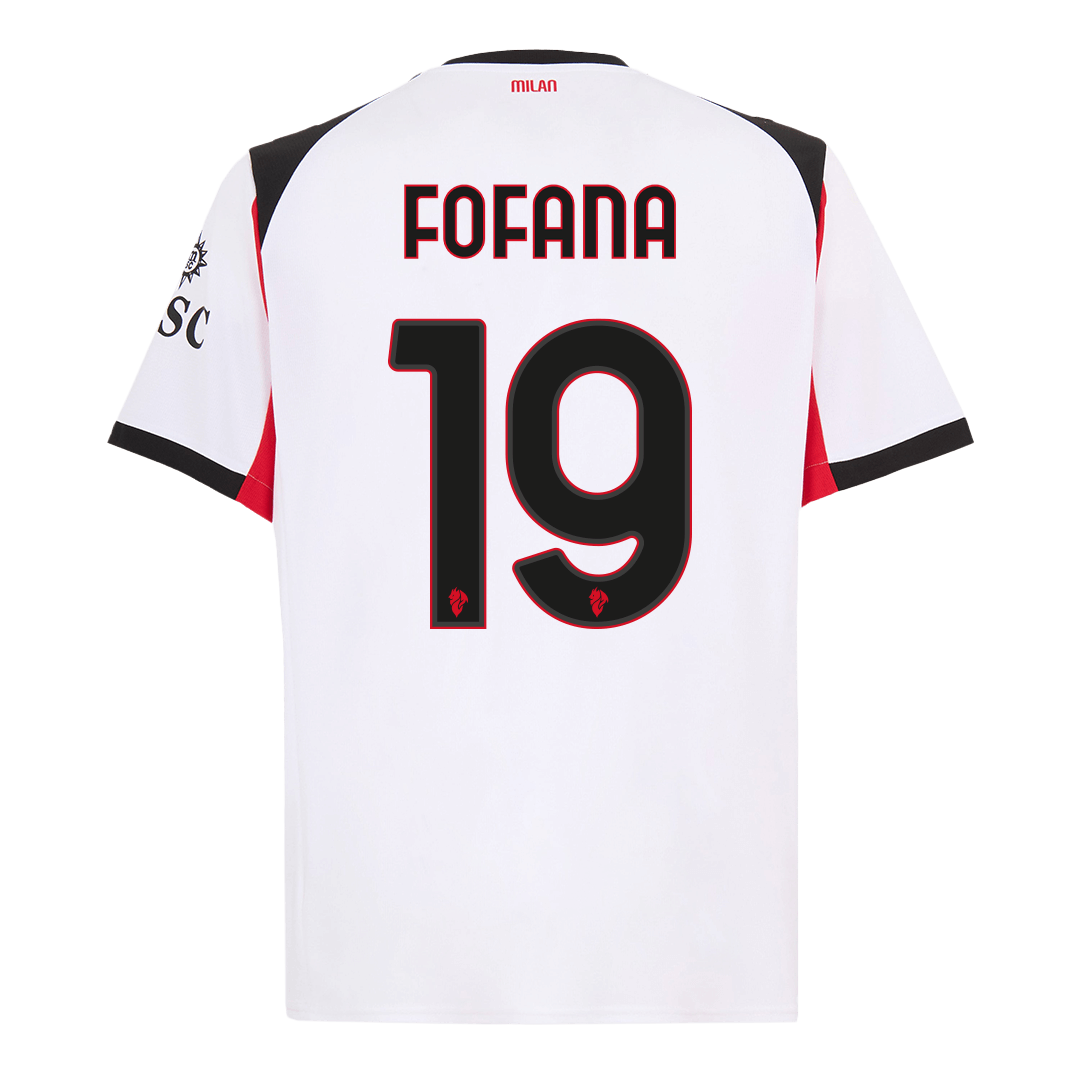 Maglia Replica AC Milan Trasferta FOFANA #19 Uomo 2025/26