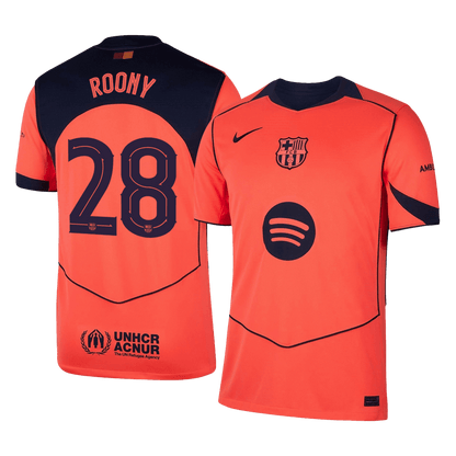 Maglia Replica Barcelona Terza ROONY #28 Uomo 2025/26