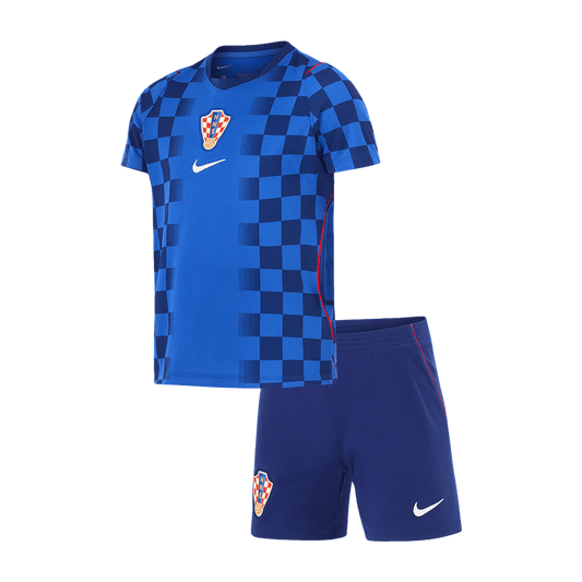 Base Kit Bambino Croazia Trasferta Mondiali 2026 - 2 Pezzi