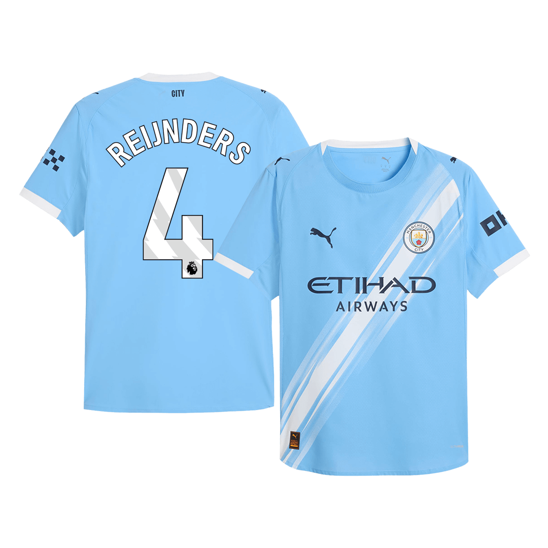 Maglia Gara Manchester City Casa REIJNDERS #4 Uomo 2025/26