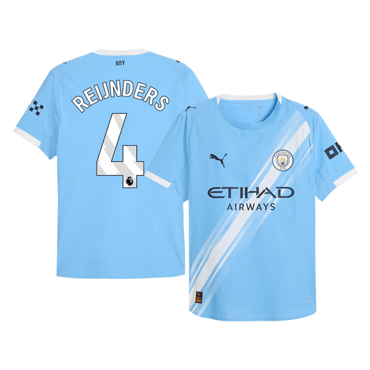 Maglia Gara Manchester City Casa REIJNDERS #4 Uomo 2025/26