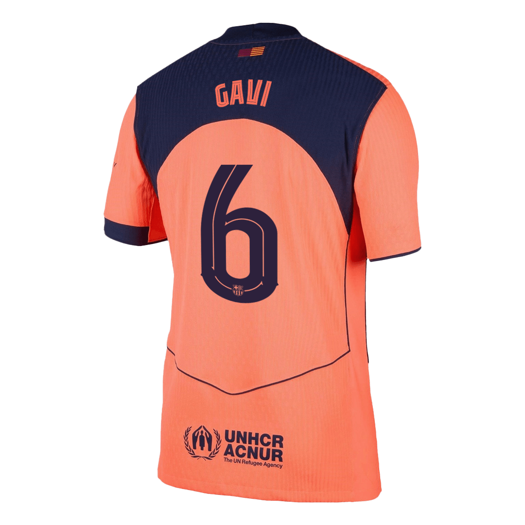 Maglia Gara Barcelona Terza GAVI #6 Uomo 2025/26