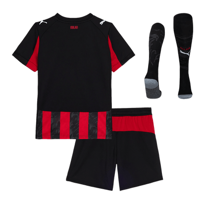 Kit Completo Bambino AC Milan Casa 2025/26 - 3 Pezzi