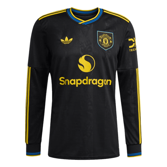 Maglia Replica Manchester United Terza Uomo 2025/26 - Manica Lunga