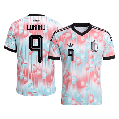 Maglia Replica Belgio Trasferta LUKAKU #9 Uomo Mondiali 2026