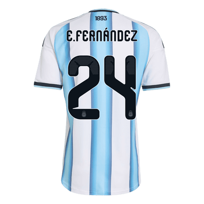 Maglia Gara Argentina Casa E. FERNÁNDEZ #24 Uomo Mondiali 2026