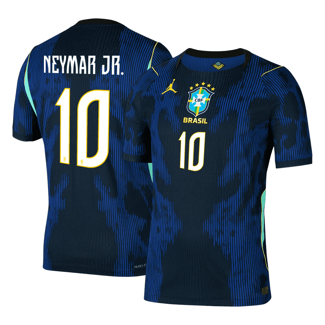 Maglia Gara Brasile Trasferta NEYMAR JR. #10 Uomo Mondiali 2026