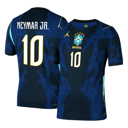 Maglia Gara Brasile Trasferta NEYMAR JR. #10 Uomo Mondiali 2026