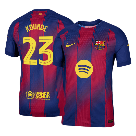 Maglia Gara Barcelona Casa KOUNDE #23 Uomo 2025/26