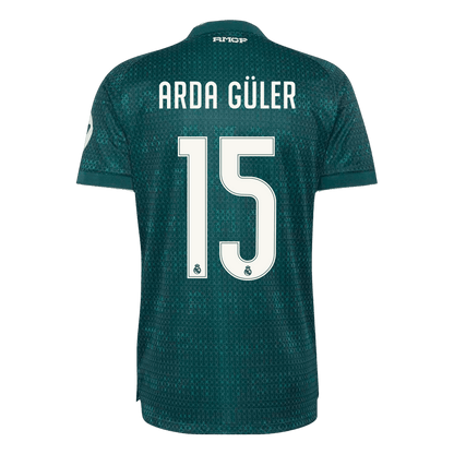 Maglia Gara Real Madrid Trasferta ARDA GÜLER #15 Uomo 2026/27