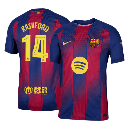 Maglia Gara Barcelona Casa RASHFORD #14 Uomo 2025/26 - UCL
