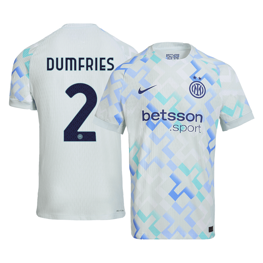 Maglia Gara Inter Milan Trasferta DUMFRIES #2 Uomo 2025/26