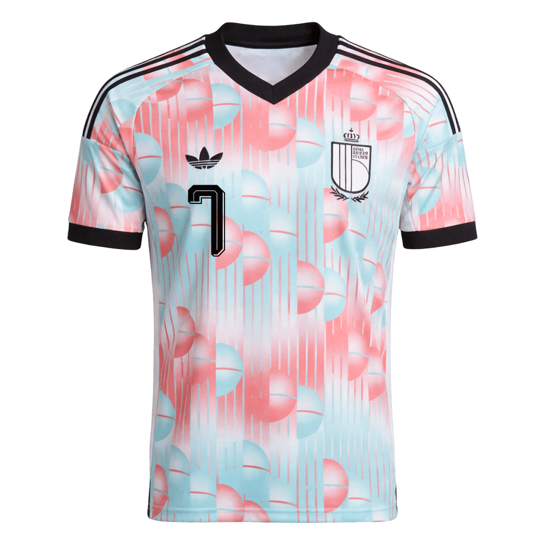 Maglia Replica Belgio Trasferta DE BRUYNE #7 Uomo Mondiali 2026