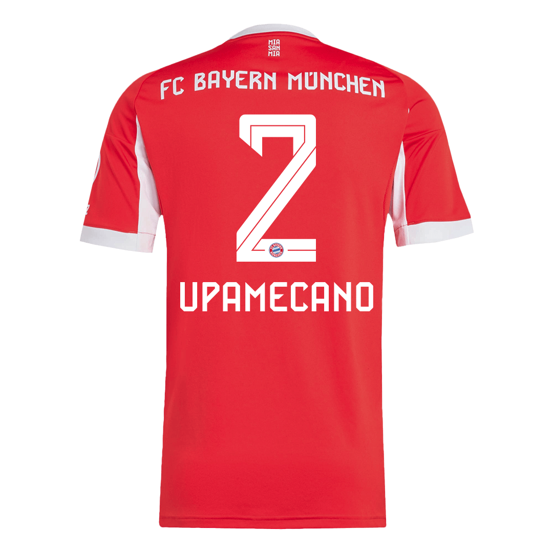 Maglia Replica Bayern Munich Casa UPAMECANO #2 Uomo 2025/26