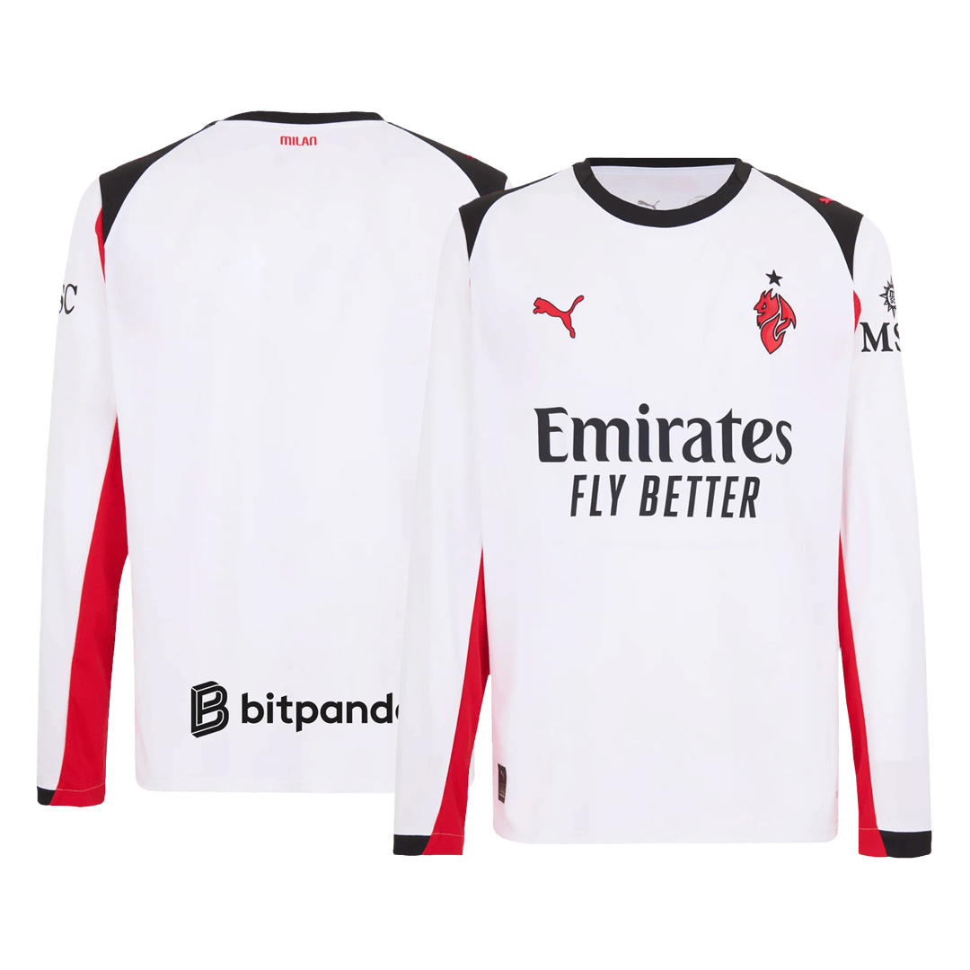 Maglia Gara AC Milan Uomo Trasferta Uomo 2025/26 - Manica Lunga