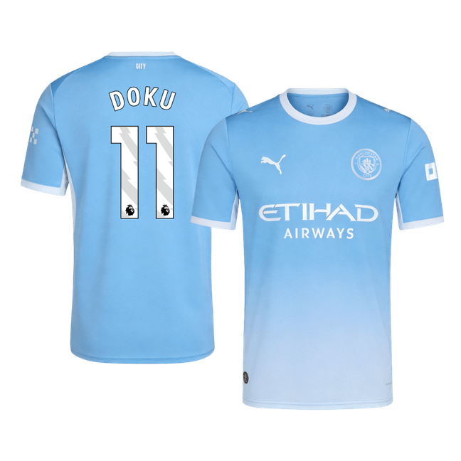 Maglia Replica Manchester City Casa DOKU #11 Uomo 2026/27