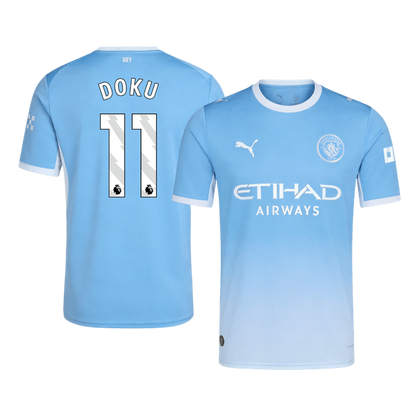 Maglia Replica Manchester City Casa DOKU #11 Uomo 2026/27