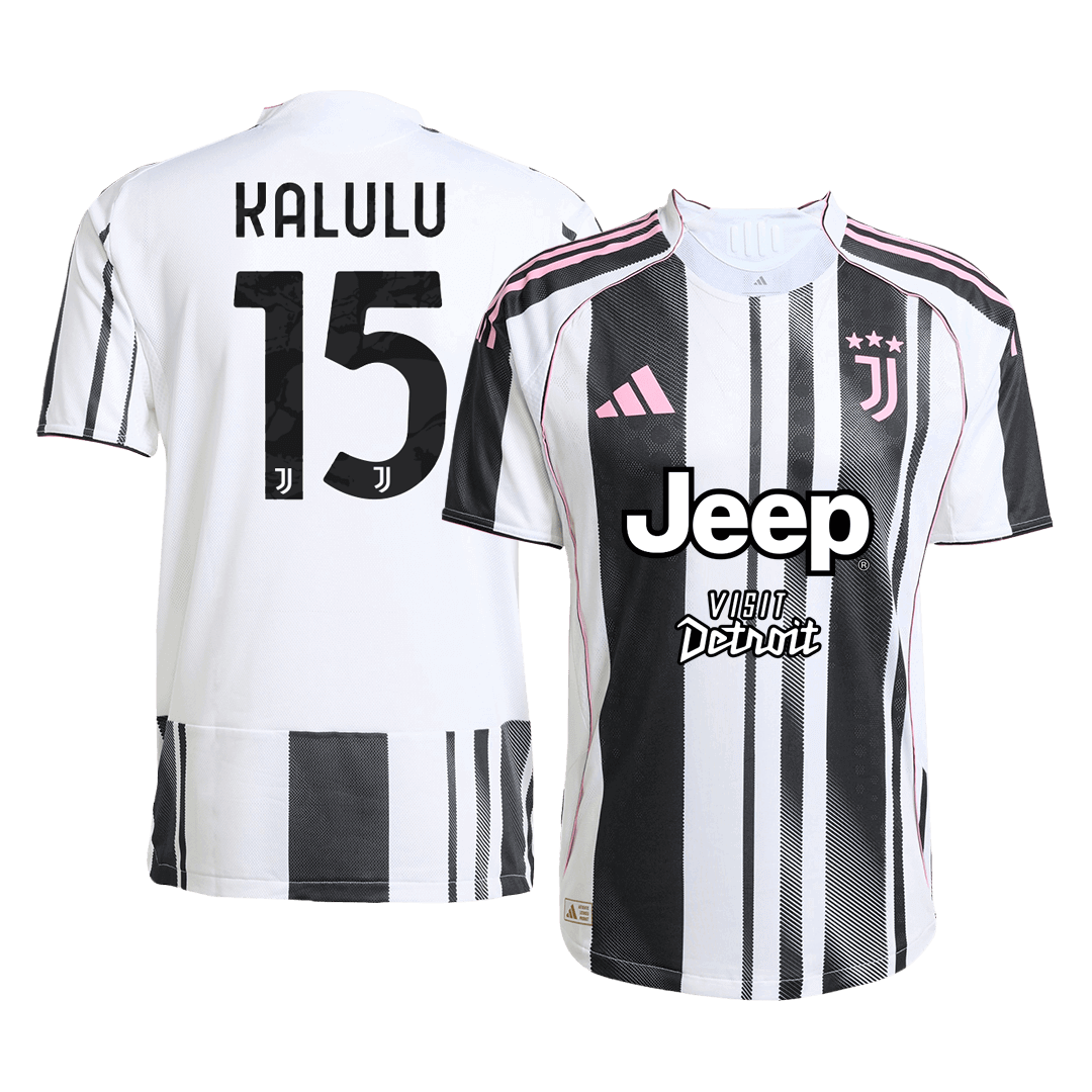 Maglia Gara Juventus Casa KALULU #15 Uomo 2025/26