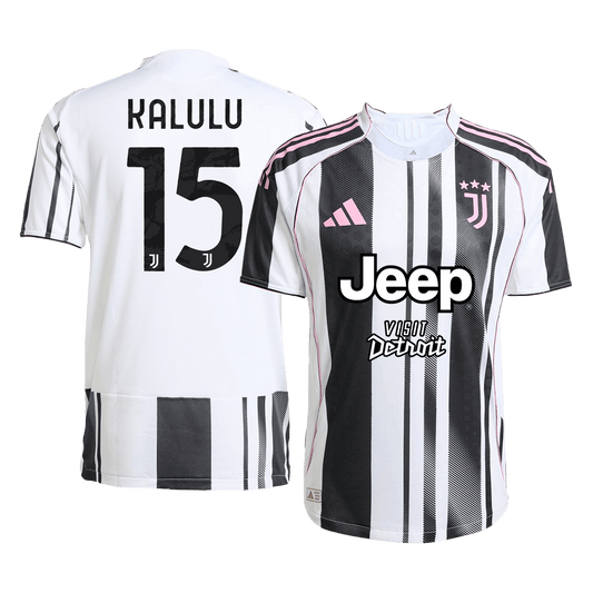Maglia Gara Juventus Casa KALULU #15 Uomo 2025/26