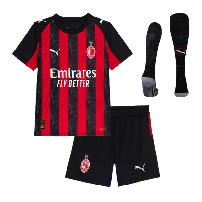 Kit Completo Bambino AC Milan Casa 2025/26 - 3 Pezzi
