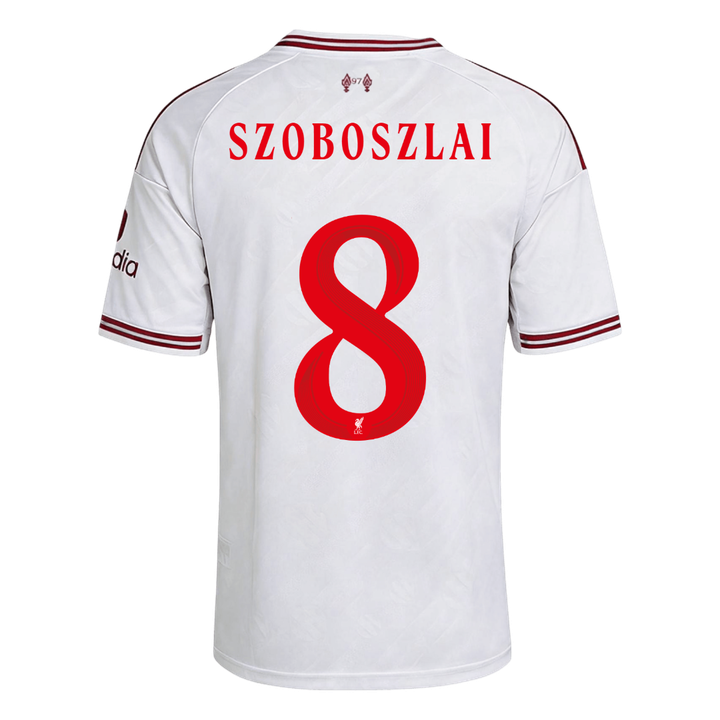 Maglia Replica Liverpool Trasferta SZOBOSZLAI #8 Uomo 2026/27 - UCL