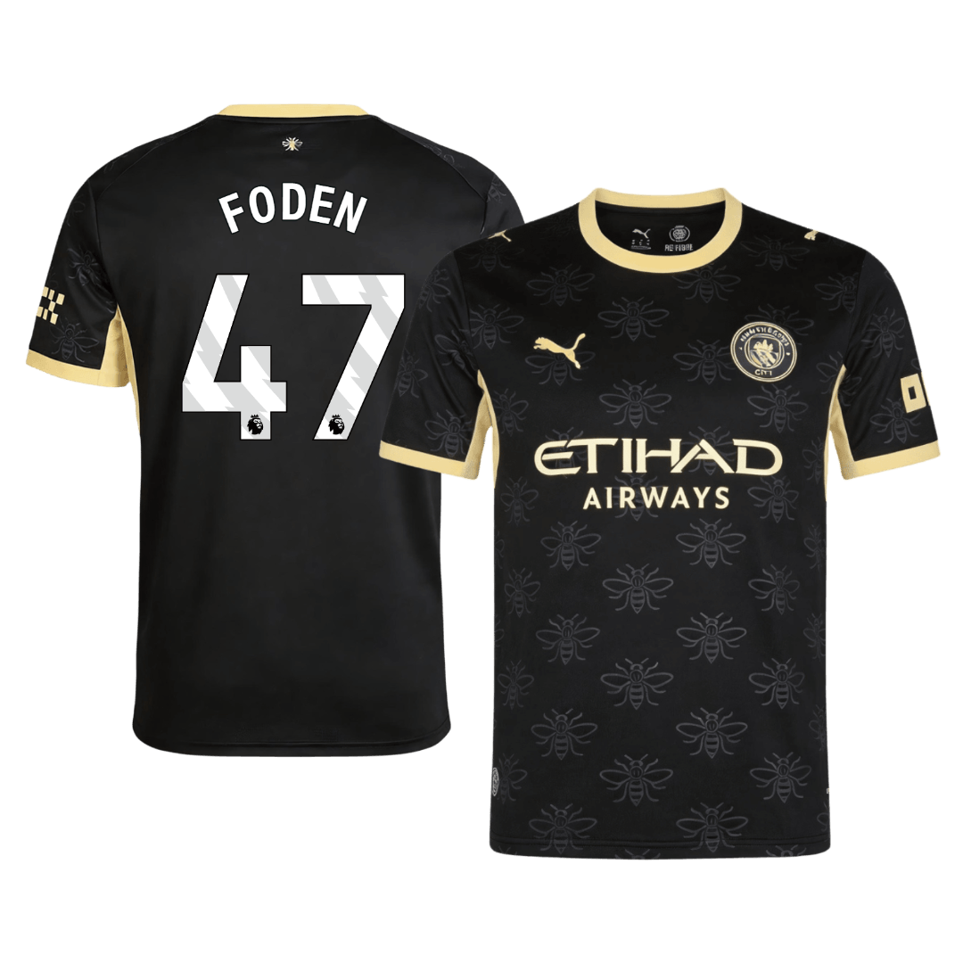 Maglia Replica Manchester City Trasferta FODEN #47 Uomo 2026/27