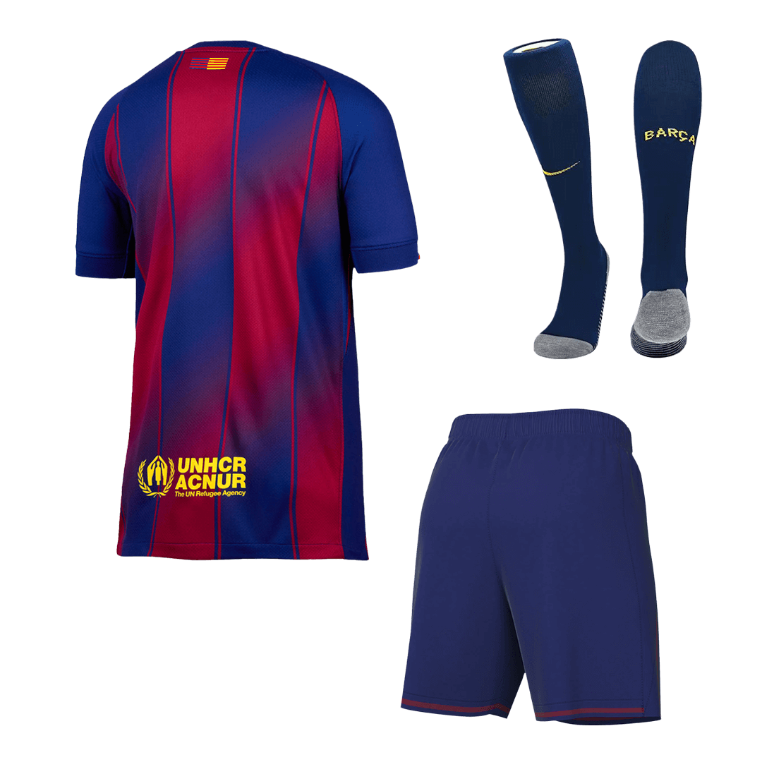 Kit Completo Barcelona Casa Uomo 2025/26 - 3 Pezzi