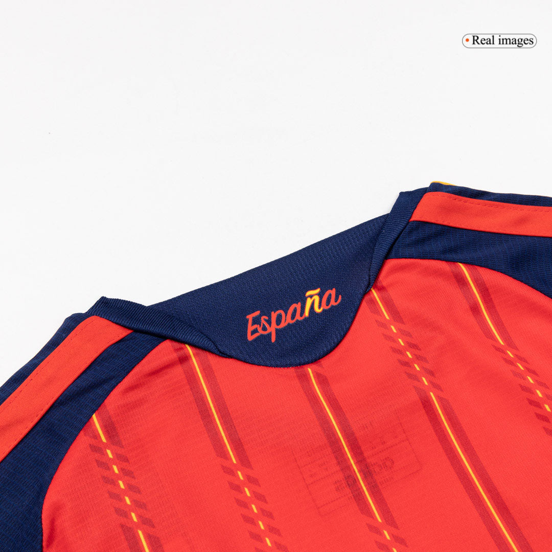 Completo Bambino Spagna Casa Mondiali 2026 - 3 Pezzi Champion Edition