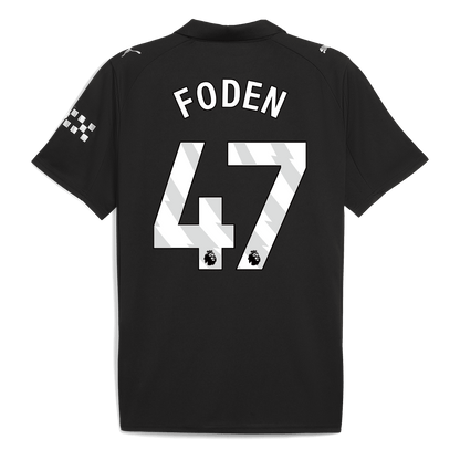 Maglia Replica Manchester City Trasferta FODEN #47 Uomo 2025/26
