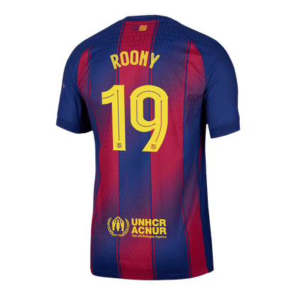 Maglia Gara Barcelona Casa ROONY #19 Uomo 2025/26