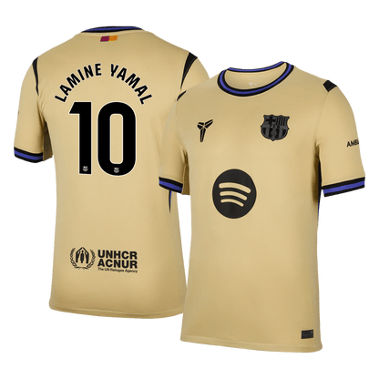 Maglia Replica Barcelona Trasferta LAMINE YAMAL #10 Uomo 2025/26