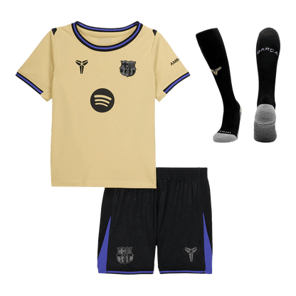 Kit Completo Bambino Barcelona Trasferta 2025/26 - 3 Pezzi