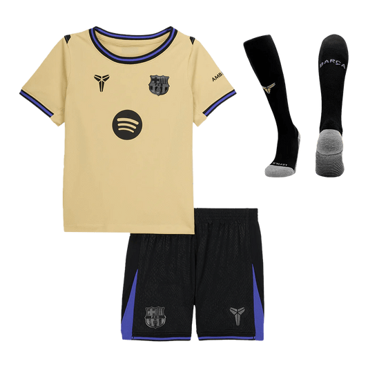 Kit Completo Bambino Barcelona Trasferta 2025/26 - 3 Pezzi