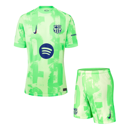 Completo Base Barcelona Terza Uomo 2024/25 Spotify Logo Without Text - 2 Pezzi
